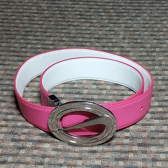 Nike Pink Belt with Silver Buckle - Picture 3 of 11